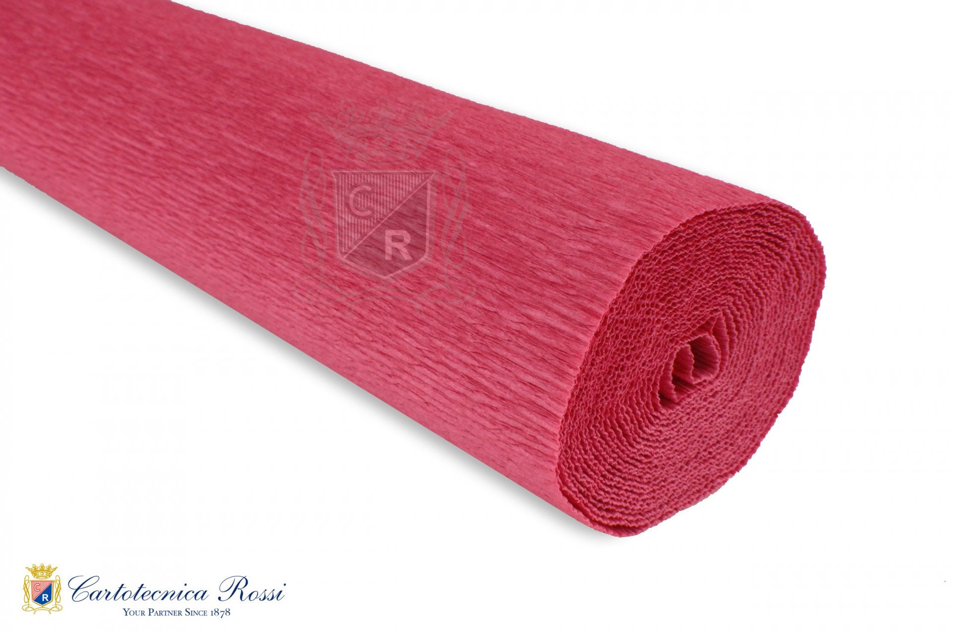 Crespate 'Fioristi Superior' 180g (144 g/m²) 50x250 Tinta Unita - Rosso Tiziano