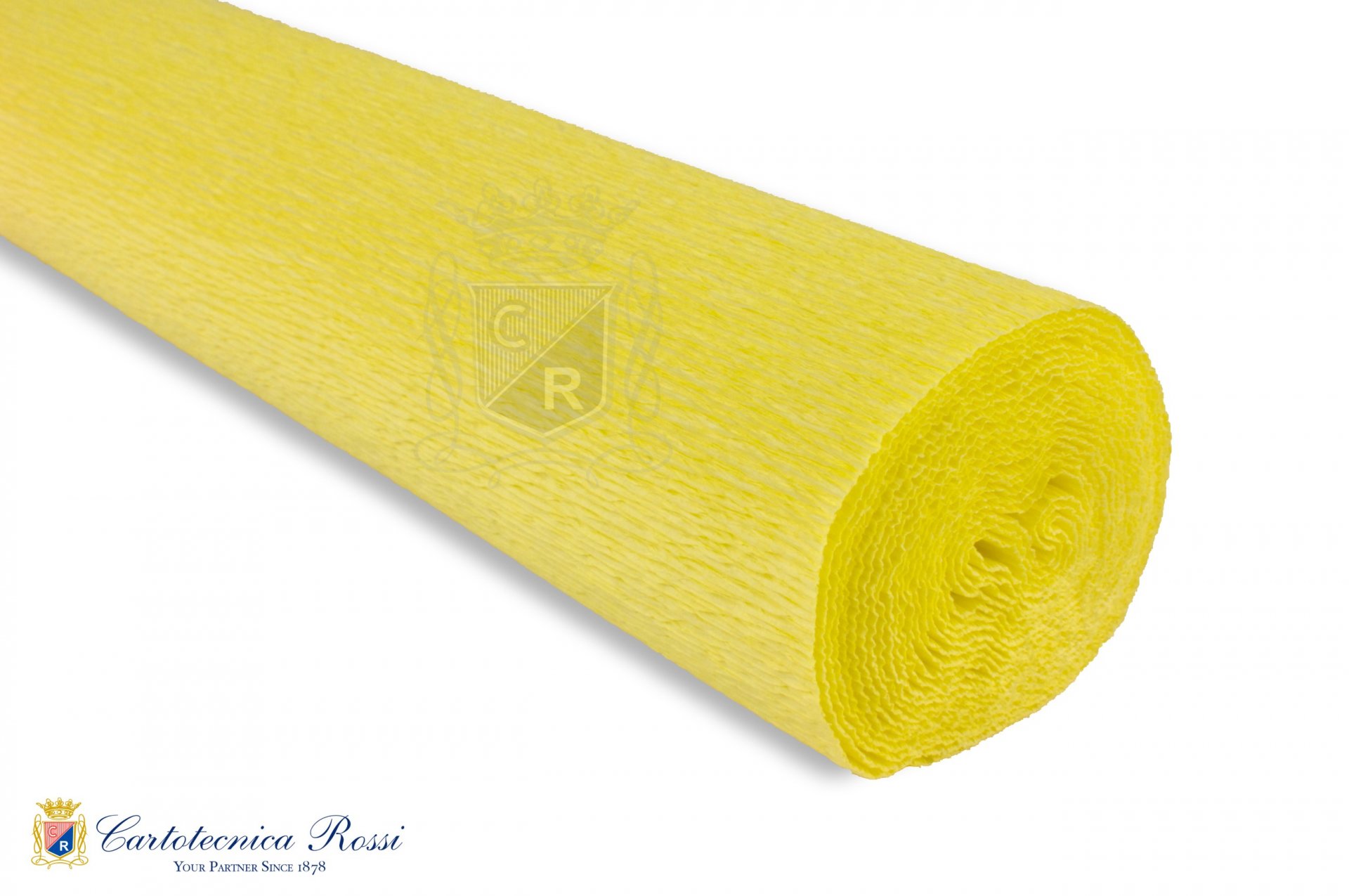 Crespate 'Fioristi Superior' 180g (144 g/m²) 50x250 Tinta Unita - Giallo Limone