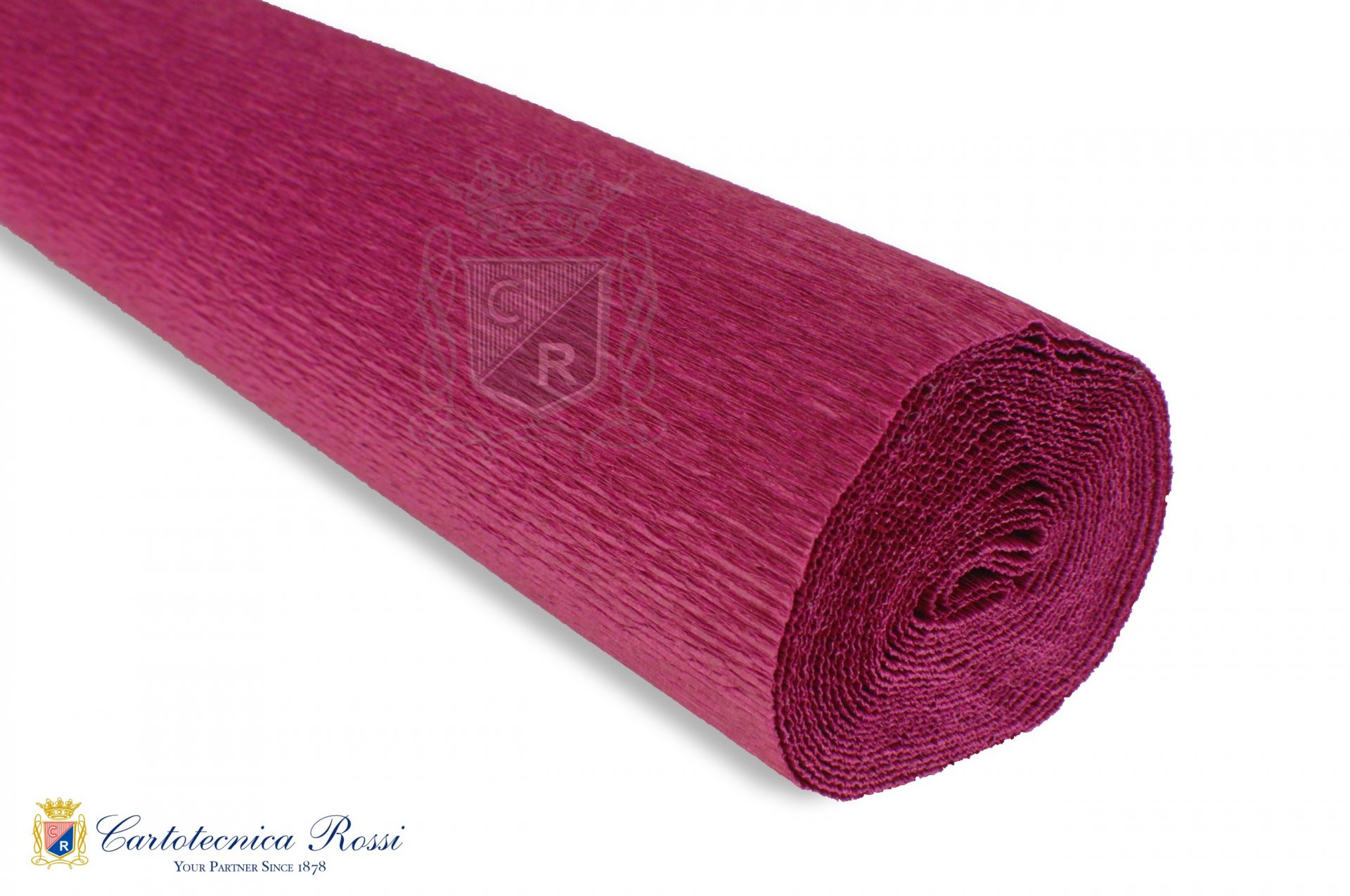 Crespate 'Fioristi Superior' 180g (144 g/m²) 50x250 Tinta Unita - Rosso Cardinale