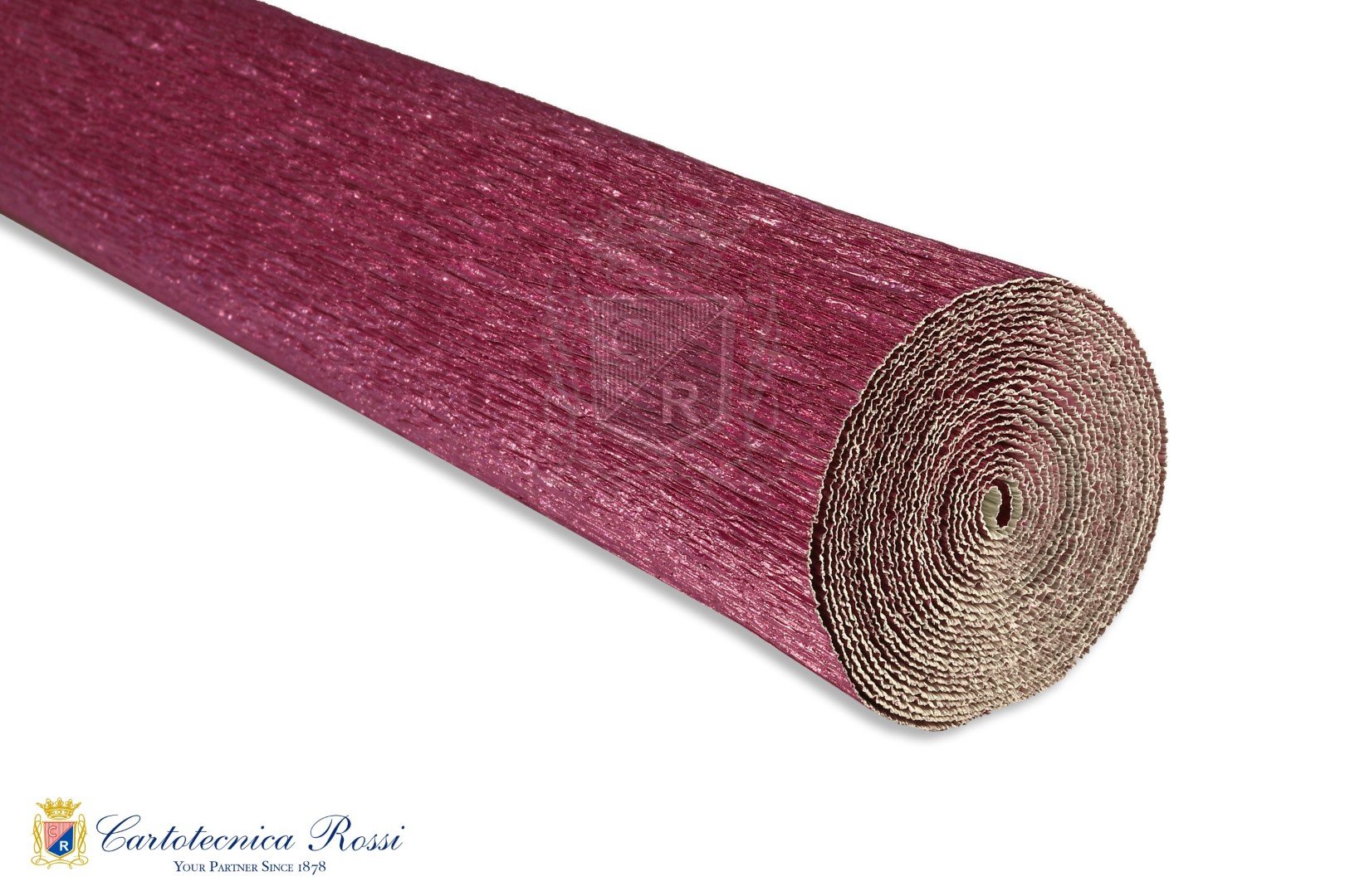 Crespate 'Fioristi Superior' 180g (144 g/m²) 50x250 Metallizzate - Rosa